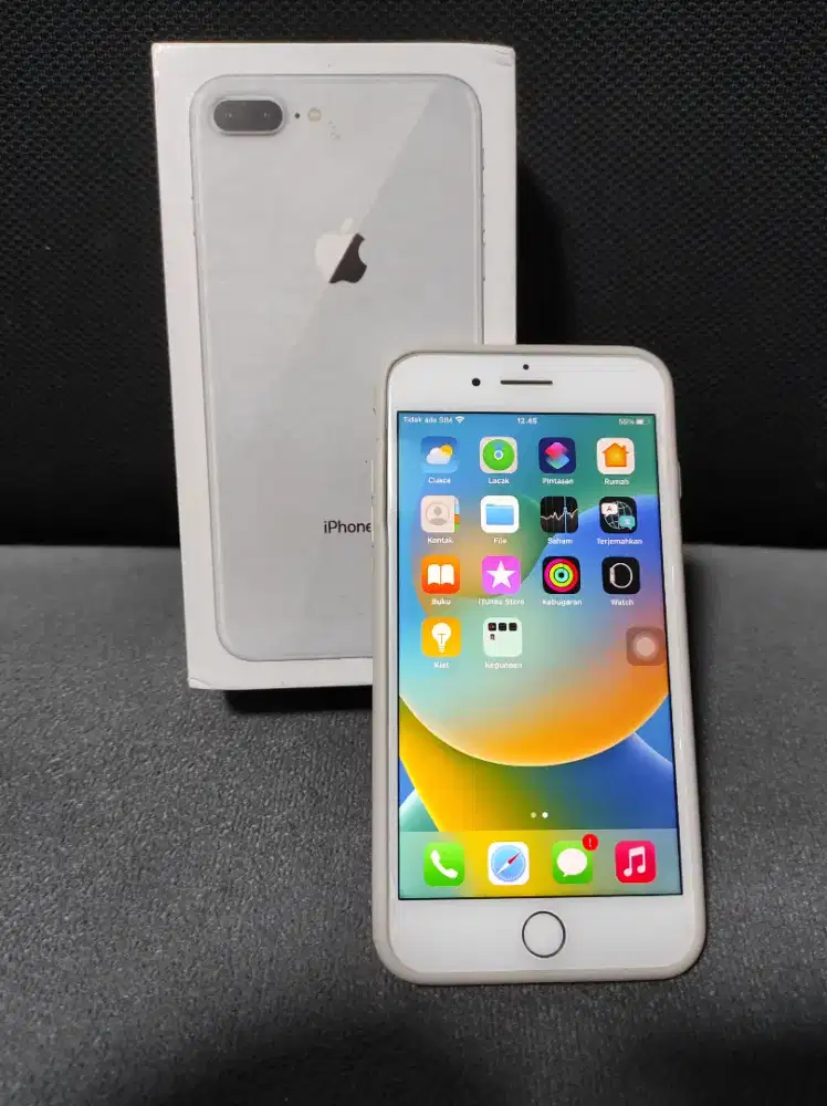 Iphone 8 plus 64gb fullset inter resmi all operator,original semua