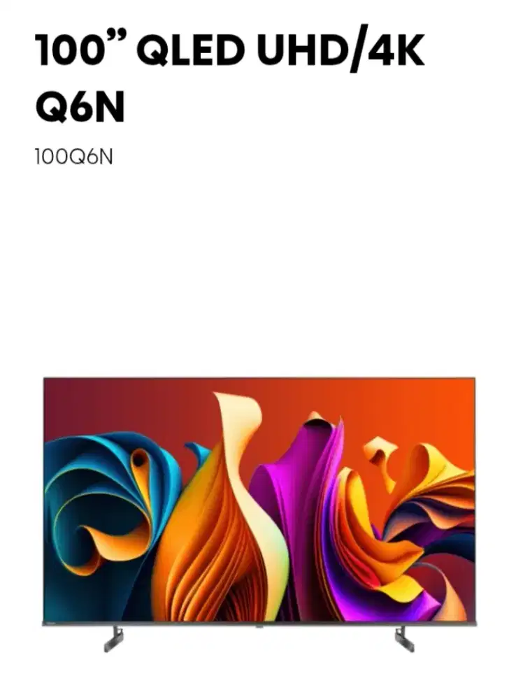 PROMO TV 100 INCH HISENSE