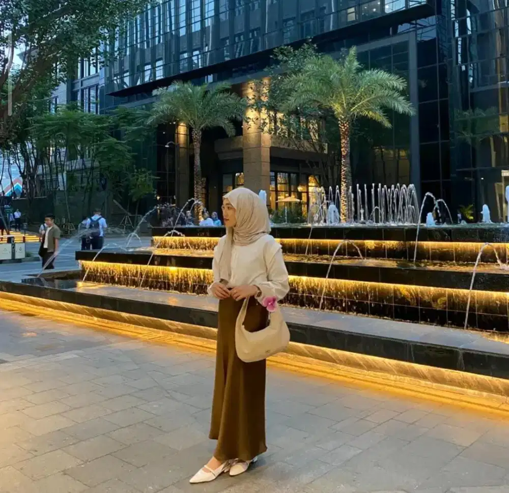 Tas Samanths Shoulder Tartan Cream Namikita by Kamia