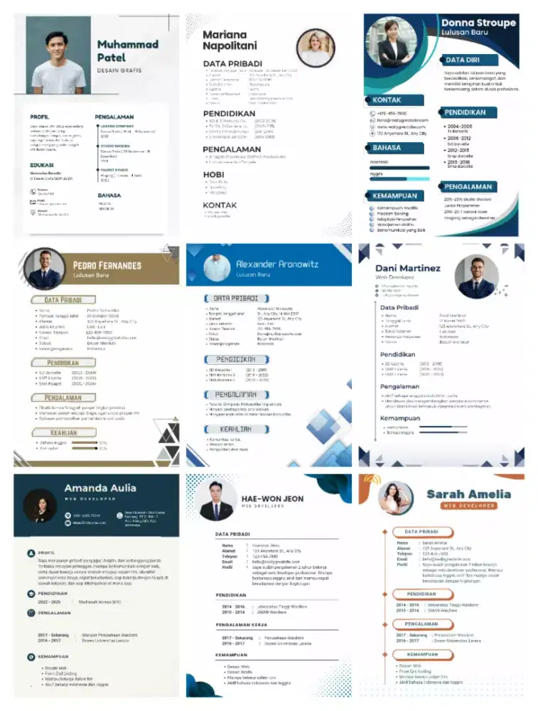 Jasa pembuatan CV dan Surat Lamaran Kerja