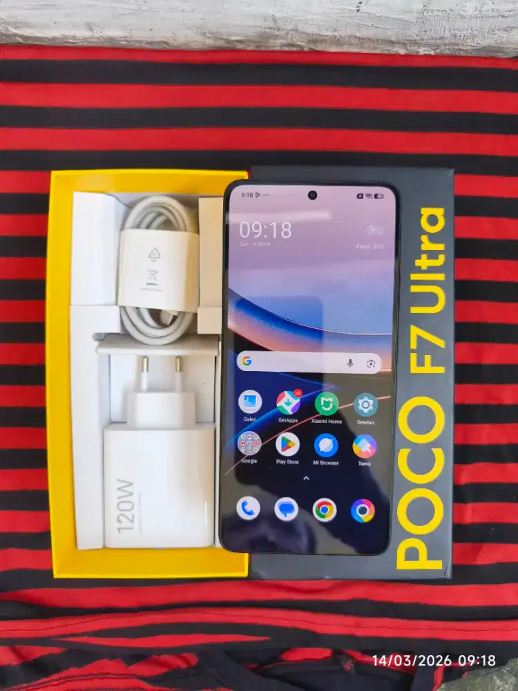 Poco F7 Ultra 12/256 Fullset ori segel mulus no minus istimewa