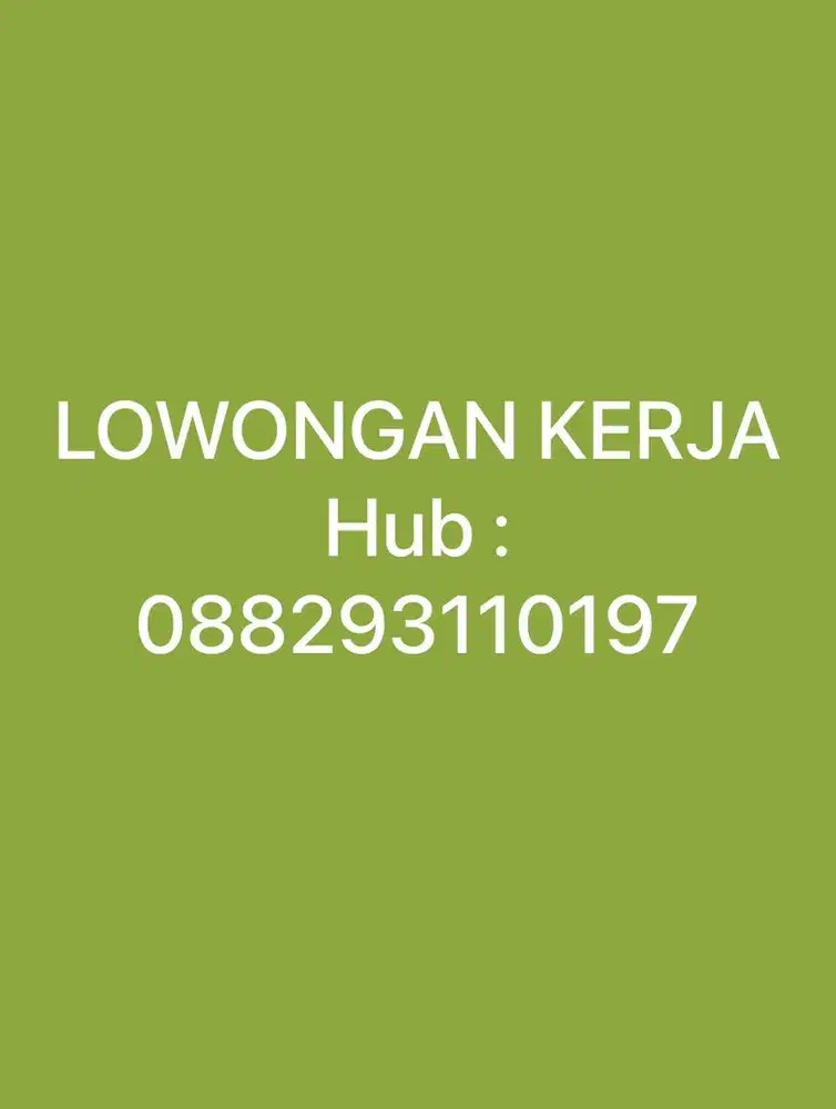 LOWONGAN KERJA NOTARIS & DRAFTER
