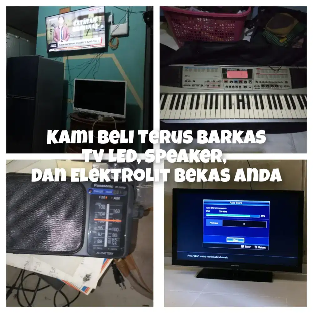 Kami Terima Terus Barkas Elektronik Speaker, Monitor, TV Led dll nya