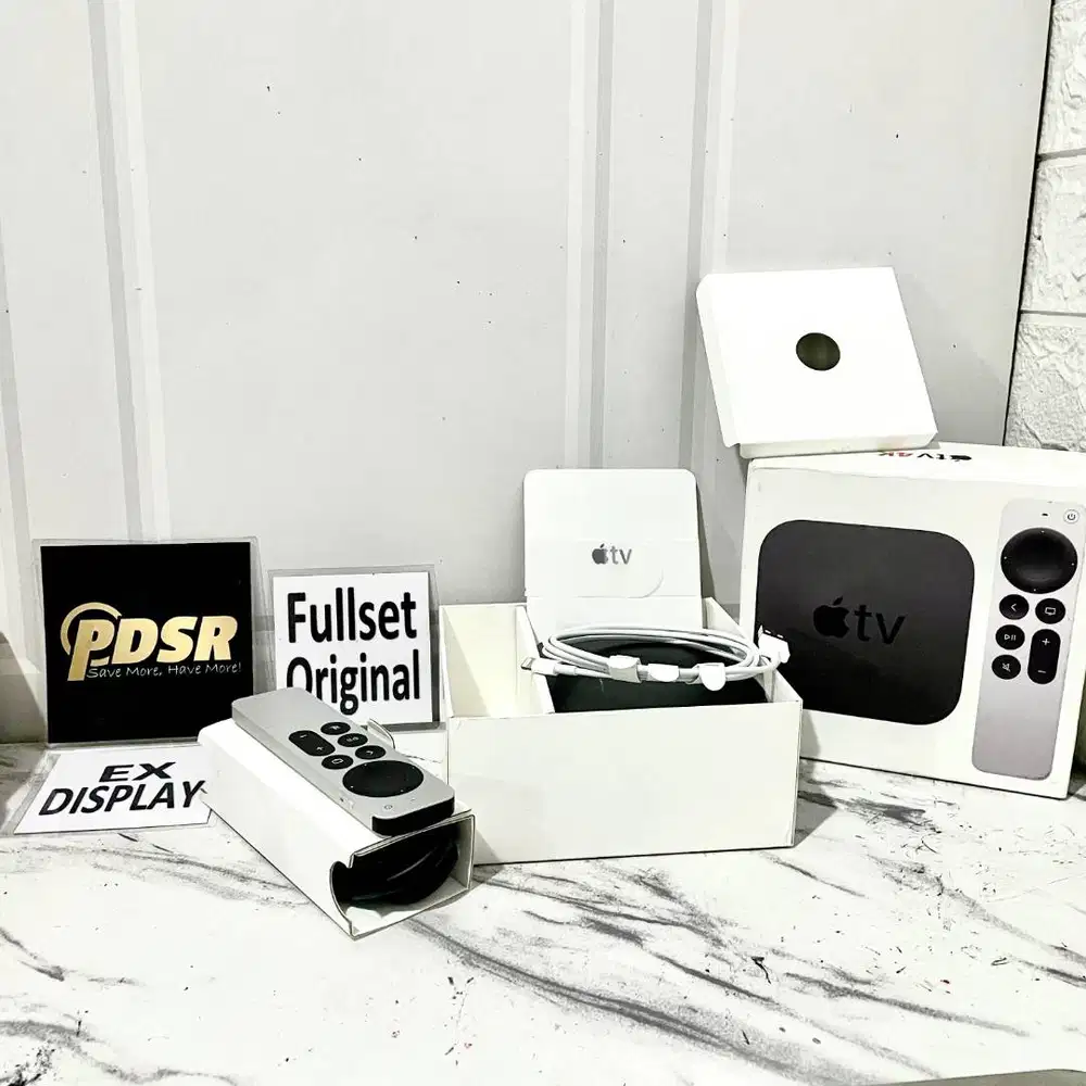 APPLE TV 4K GEN 1 32GB 2021 FULLSET ORIGINAL EX DISPLAY RESMI