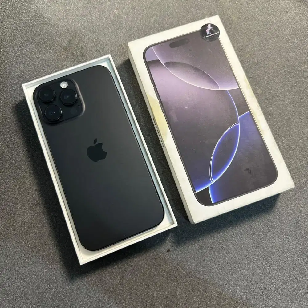 Iphone 16 promax 256 gb black titanium ibox garansi on