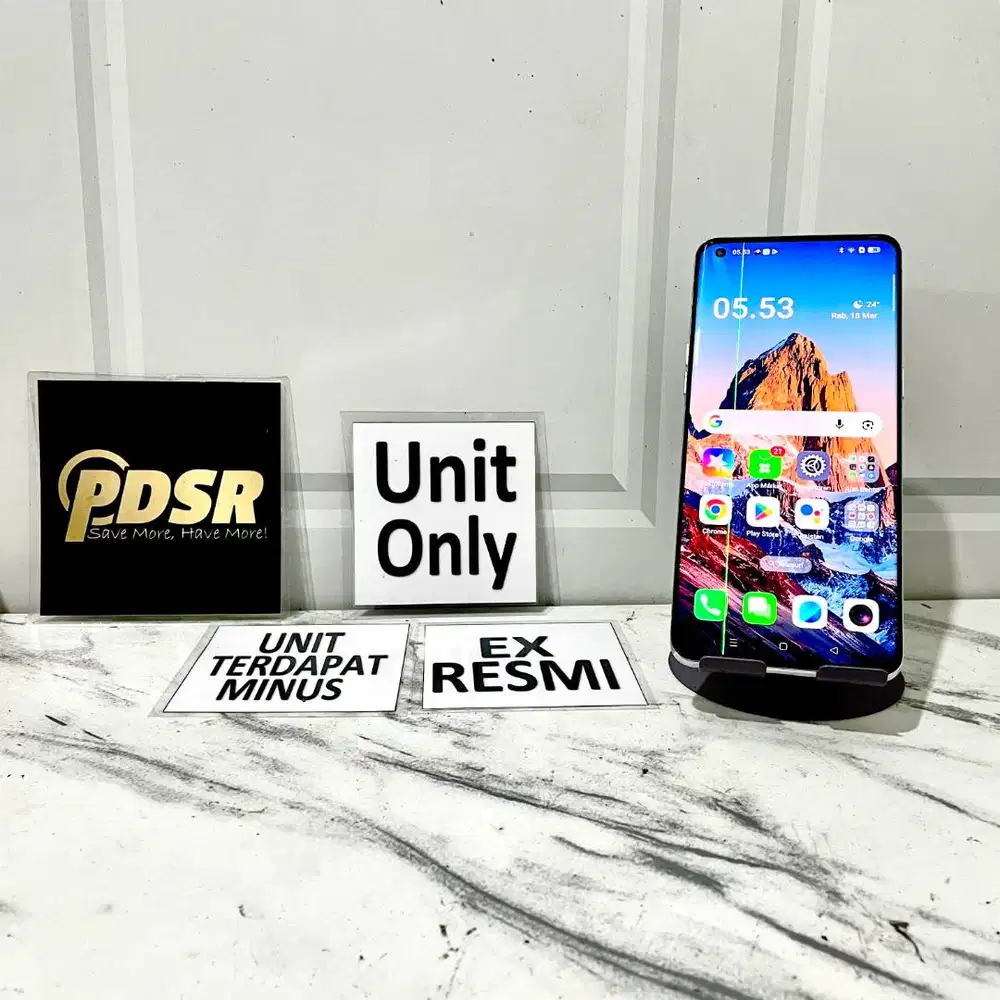 OPPO FIND X5 PRO WHITE 12/256gb MULUS UNIT ONLY Ex RESMI Oppo INDO