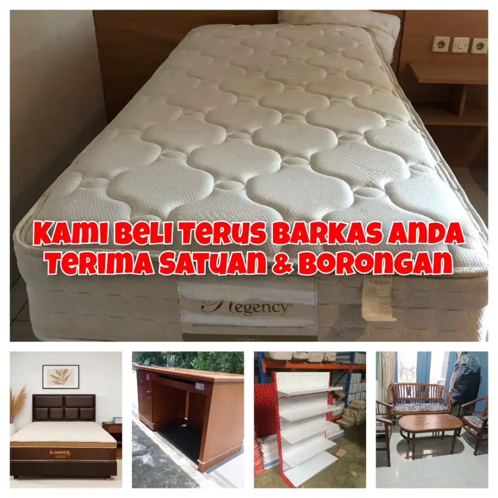 Terima Tampung Lagi Barkas Springbed, busa, sofa dan barang bekas lain