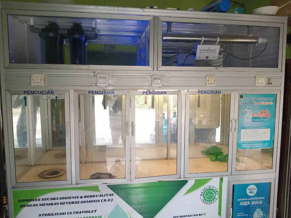 Jual murah depot isi ulang air minum