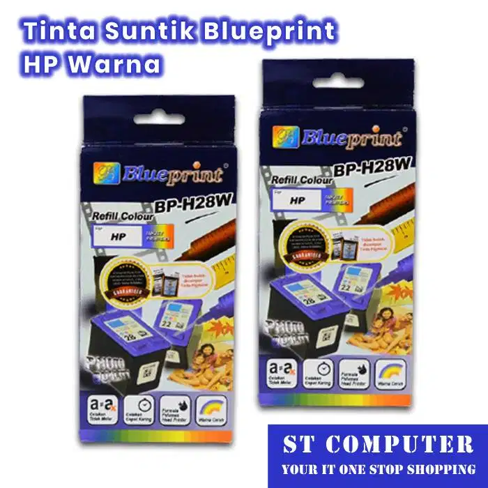 Tinta Suntik Blueprint HP Warna