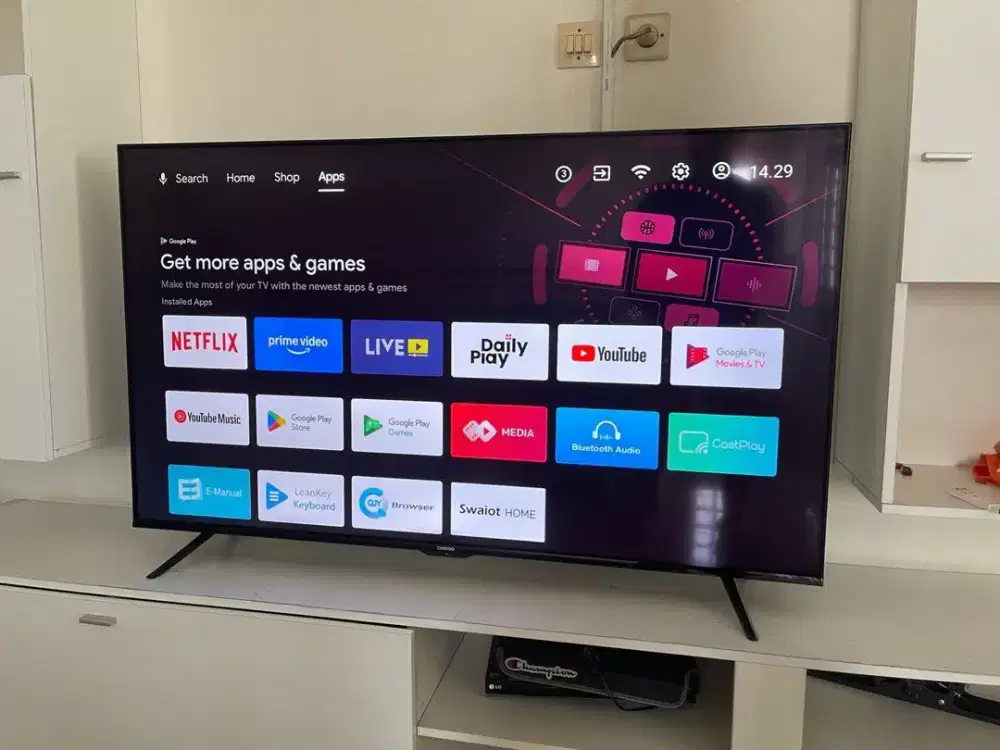 Android TV 32 inch pakaian 1 minggu mulus bisa di antarkan