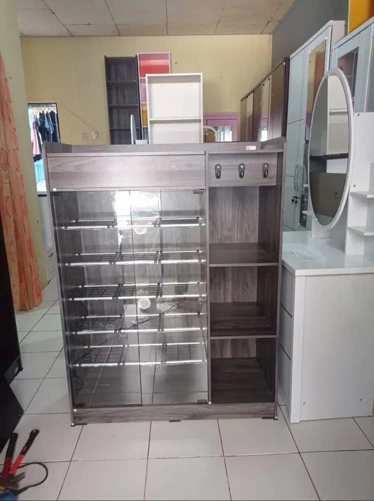 PROMO SALE RAK SEPATU HELM GRATIS ANTAR