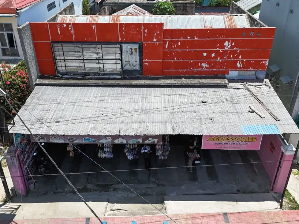 dijual tanah dan bangunan ruko