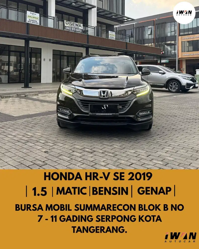 HONDA HRV SE 1.5 AT