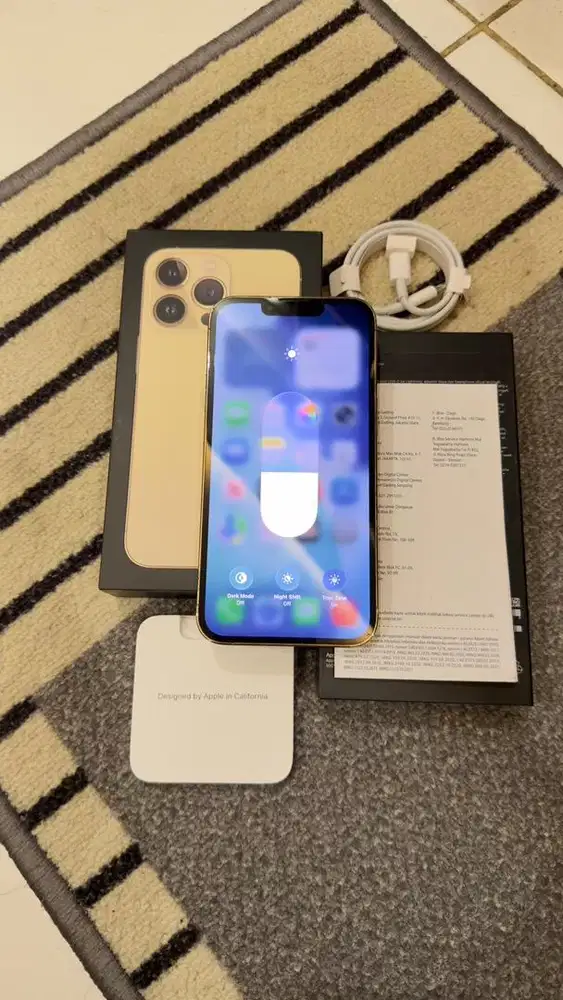 Iphone 13 Pro 128GB Gold Resmi Ibox Mulus Lengkap