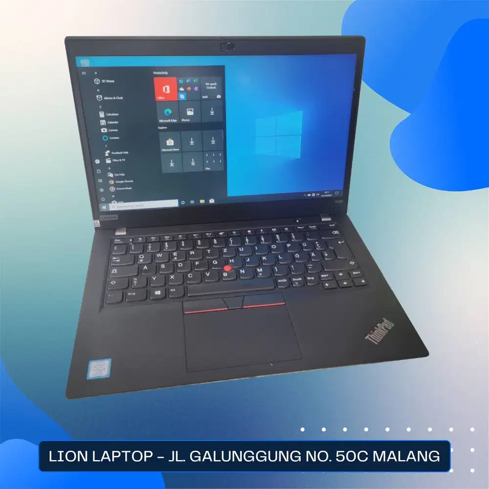RAM 16GB SSD 256GB Core i5 Gen 8 Slim Lenovo Thinkpad X390 [18|03]