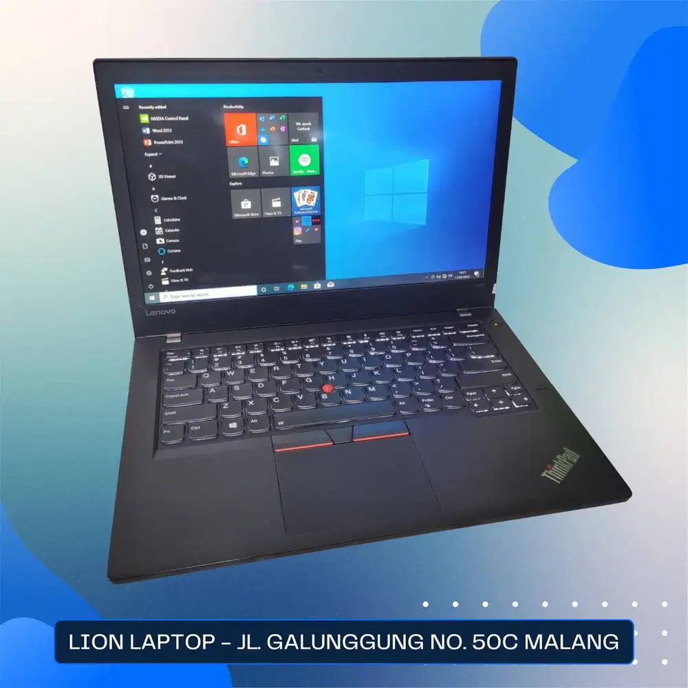 RAM 8GB SSD 256GB i5 Touchscreen Lenovo Thinkpad T470 [18|03]