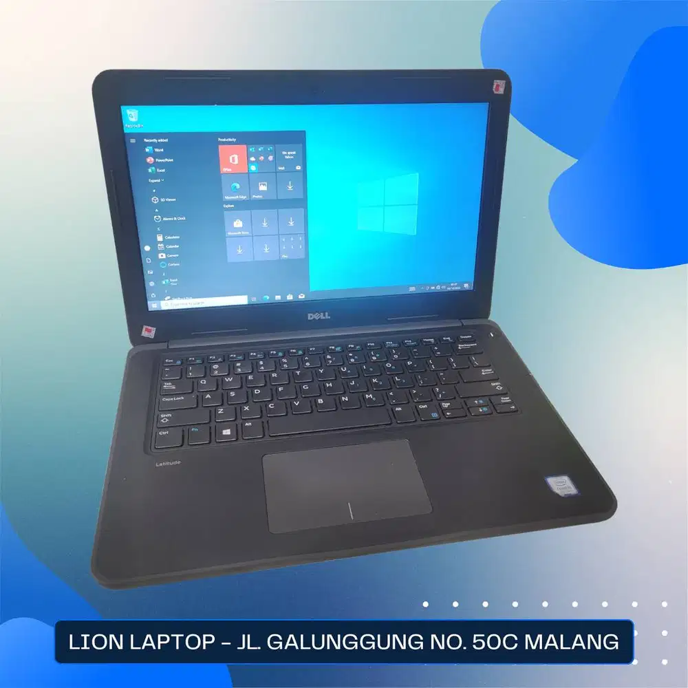 Core i5 Gen 7 Murah Mulus RAM 8GB SSD 256GB Dell Latitude 3380 [18|03]