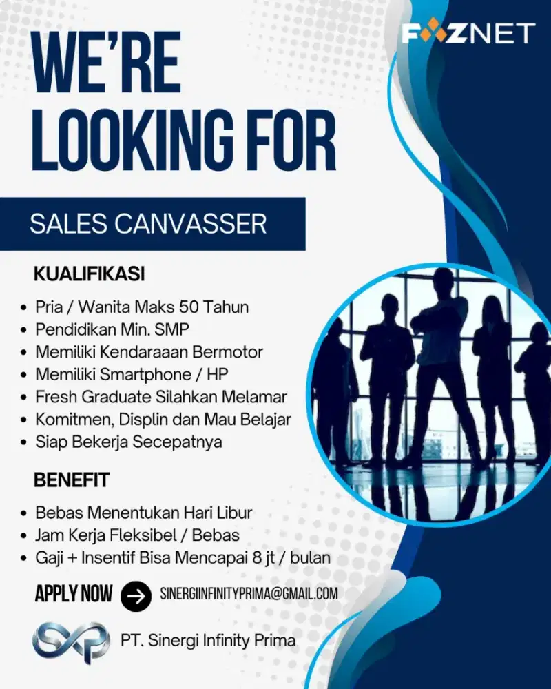 Lowongan Kerja Sales Wifi Internet