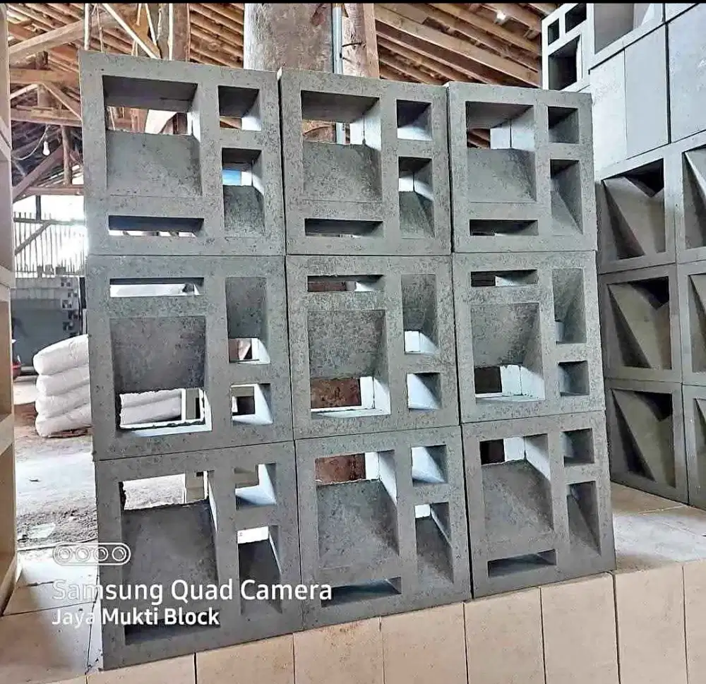 Roster beton minimalis berbagai macam motif