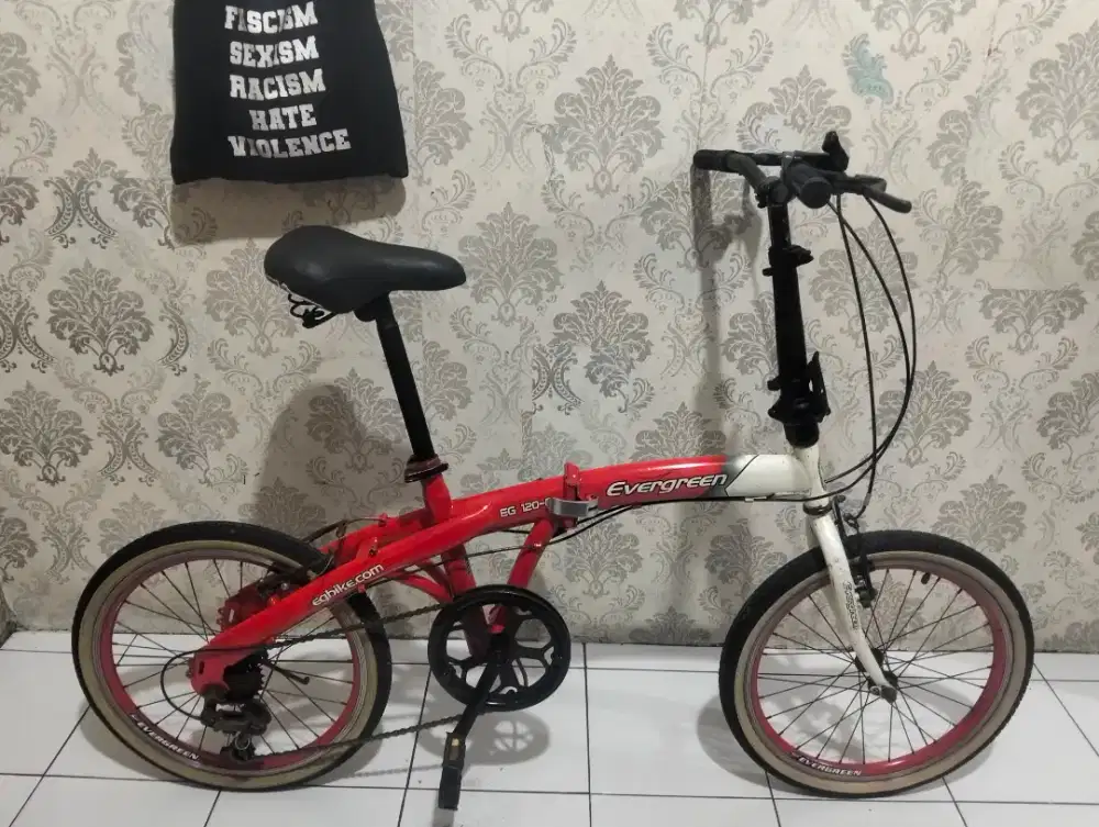 Sepeda lipat ukuran 20 untuk umur 5-17 tahun