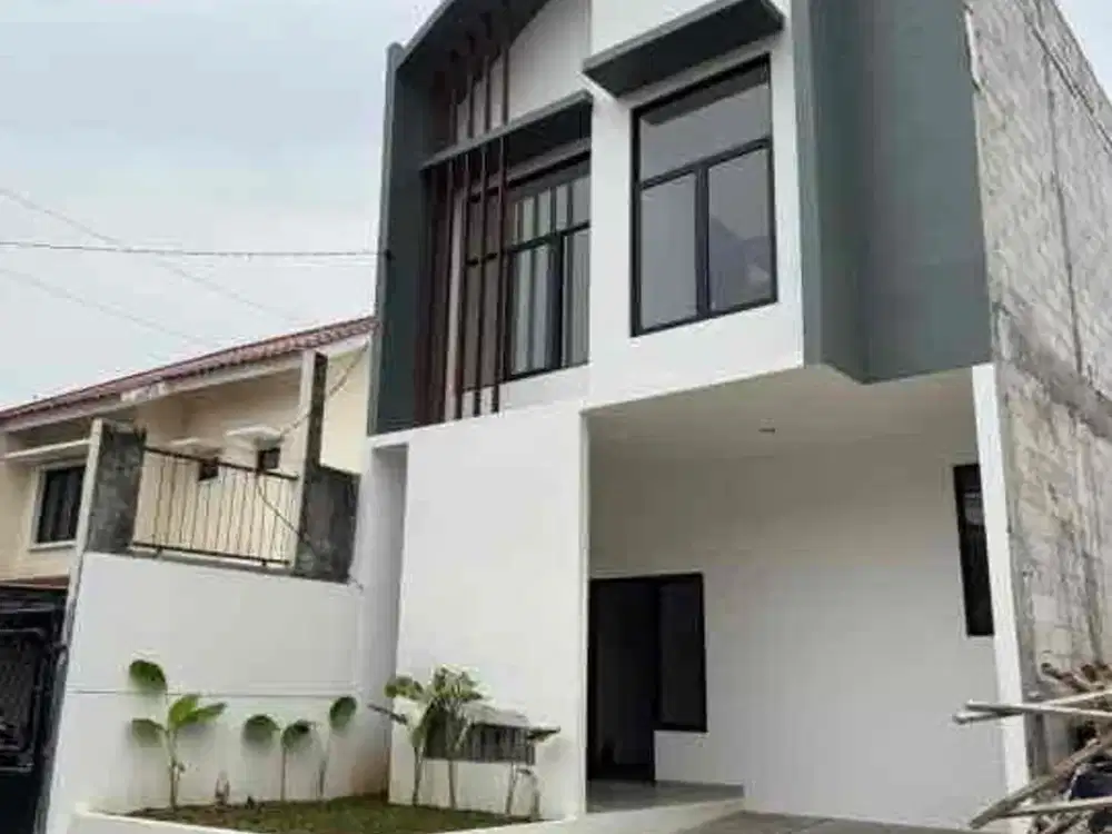 dijual rumah baru modern galaxy
