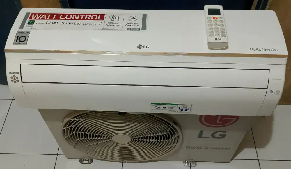 ac LG dual inverter 1/2pk R32 ori