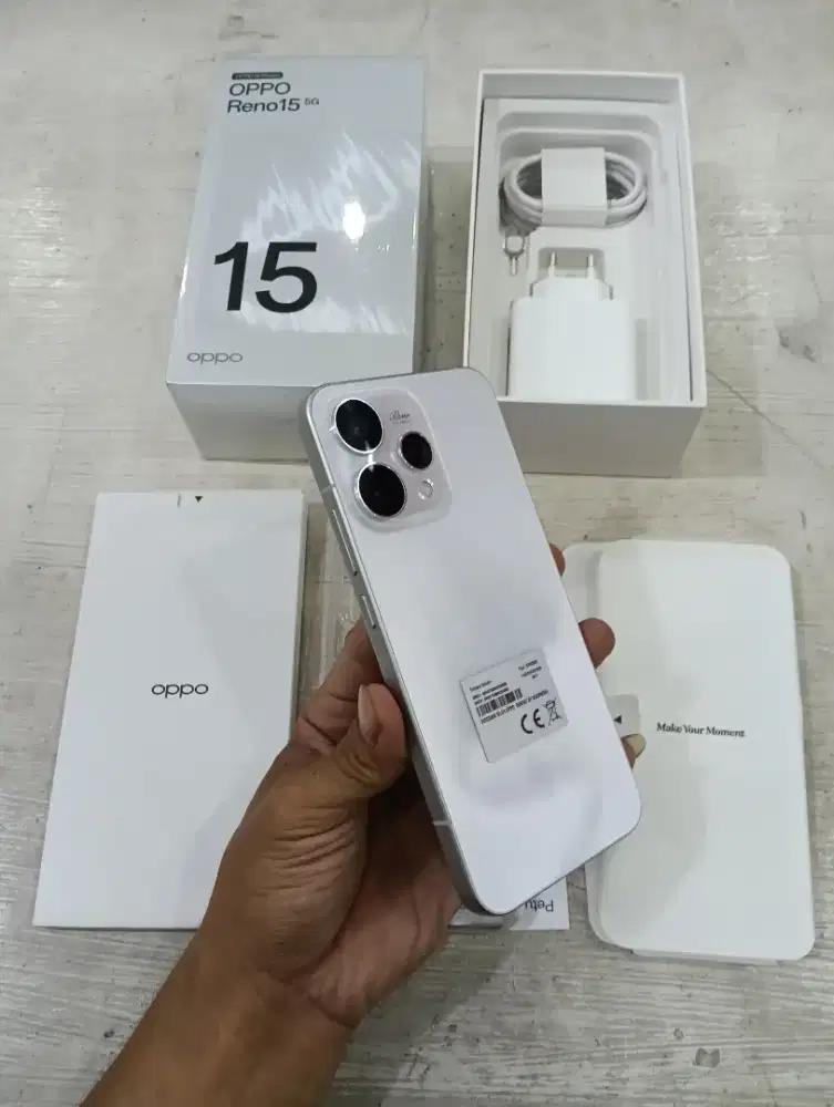 Oppo Reno15 5G 8/256 seken murah dan lengkap
