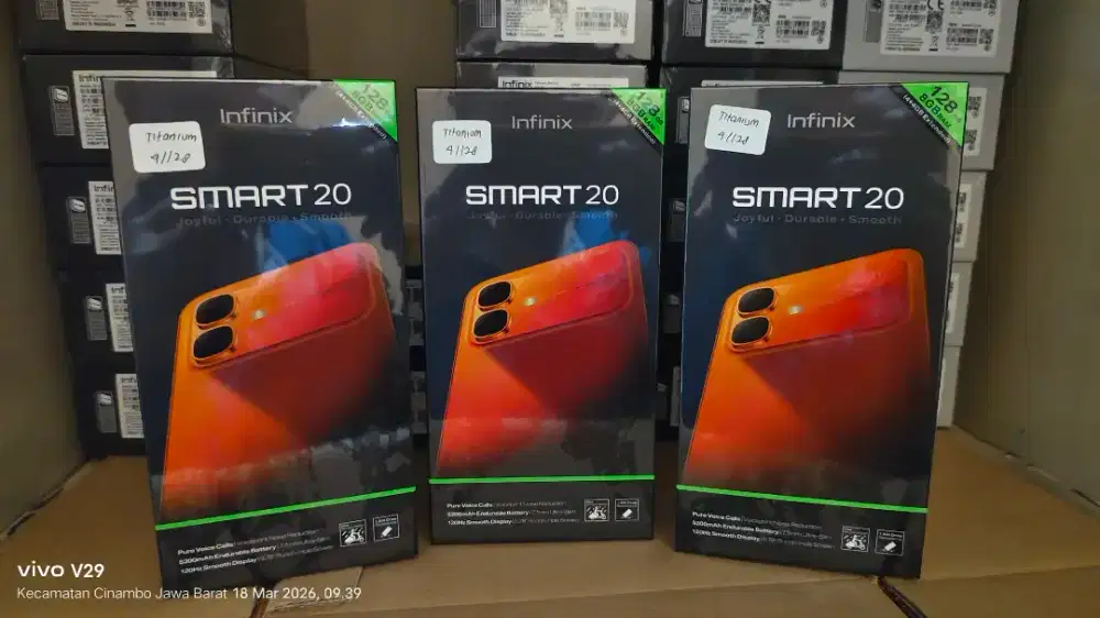 Infinix Smart 20 4+4/128gb baru spesial promo