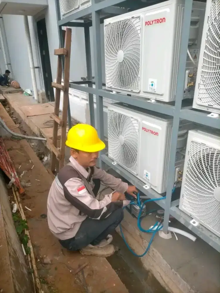 Service AC kulkas mesin cuci pompa air bongkar pasang AC
