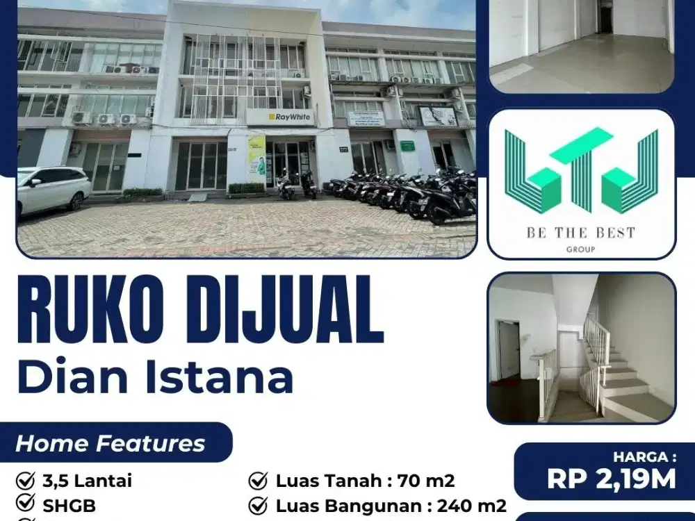 TERMURAH!! JUAL RUKO RAYA DIAN ISTANA WIYUNG SURABAYA (BISA KPR BANK)