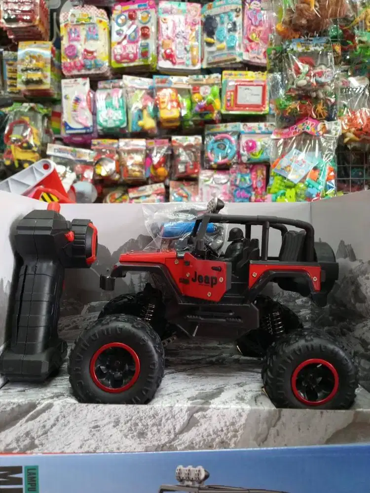 mainan anak rc jeep lampu