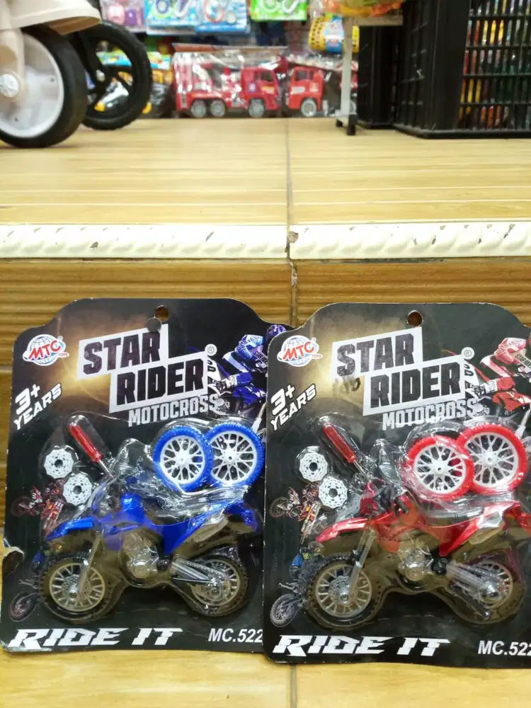 mainan anakk star ridder motorcrosss