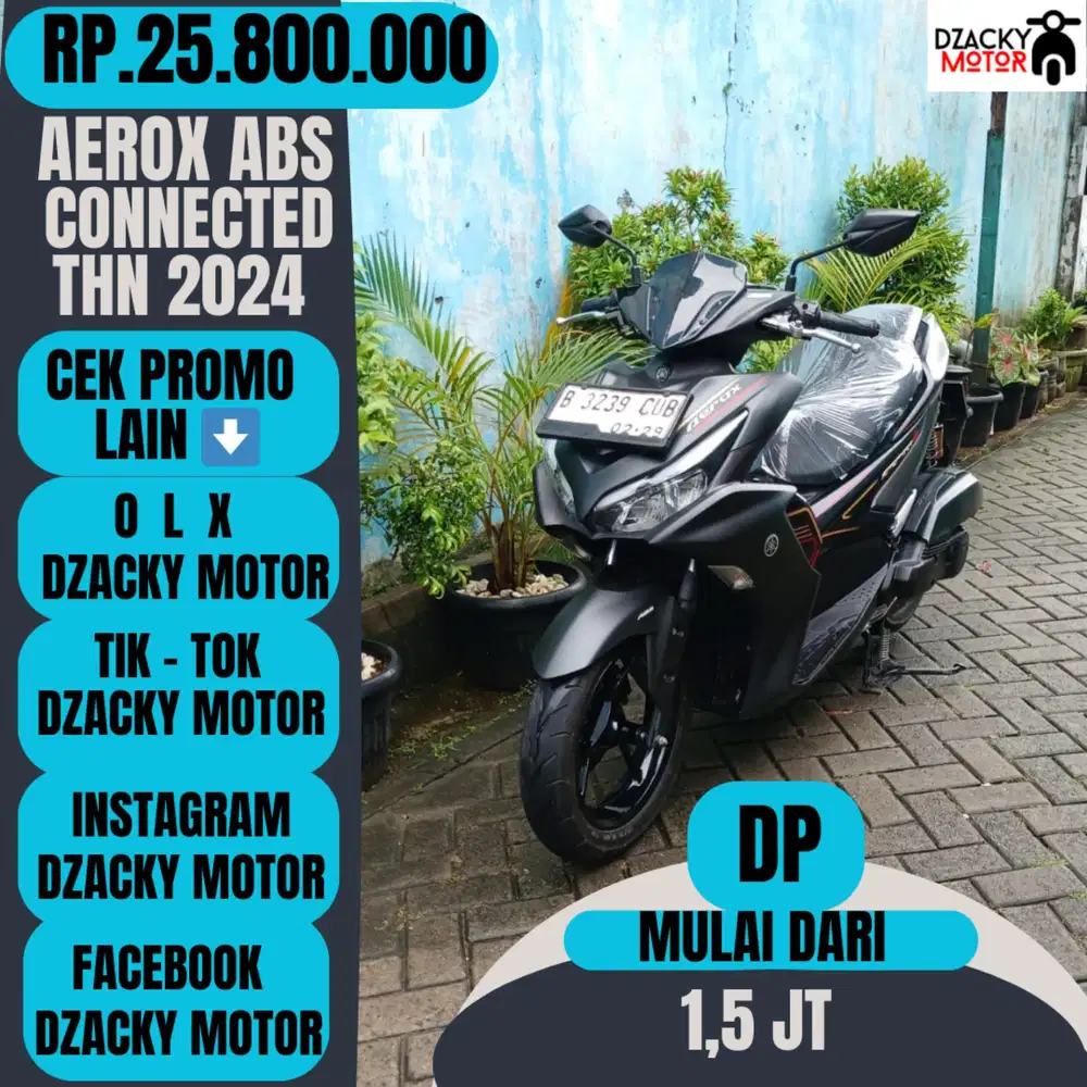 AEROX ABS CONNECTED THN 2024 SECOND LIKE NEW