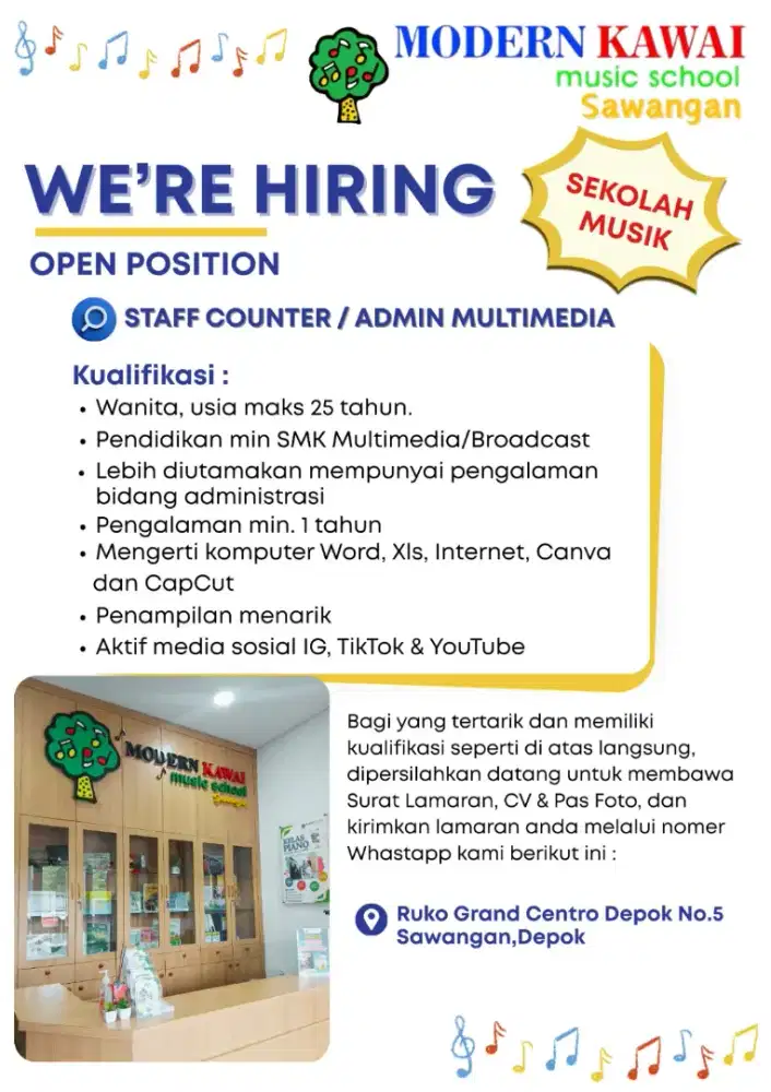 Loker Staff Counter & Admin Multimedia