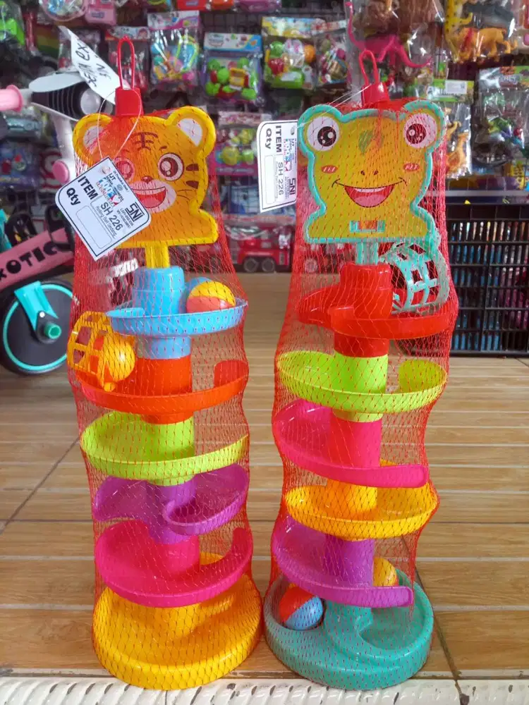 mainan anak rotatingg rolling ball