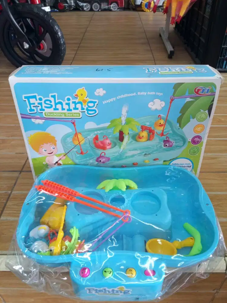 mainan anakk fishingg ducklingg
