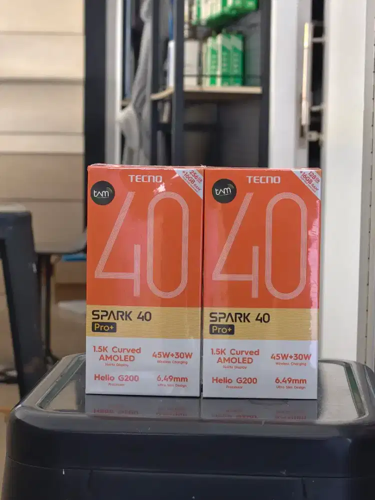 Tecno Spark 40 Pro+ 8/128GB (new)*Bisa Cod/Diantar , Fastrespon WA