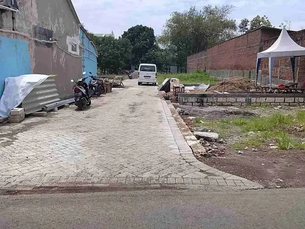 Tanah kavling siap bangun Nol jalan aspal Buduran Sidoarjo