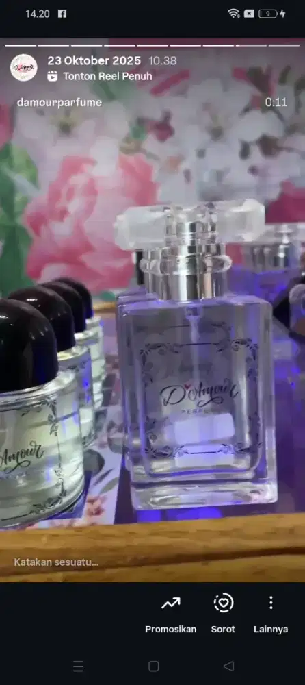 Jual parfume D'Amour