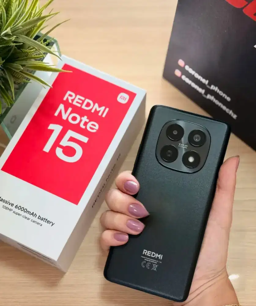 PROMO MENJELANG LEBARAN REDMI NOTE 15 NEW SEGEL GARANSI RESMI