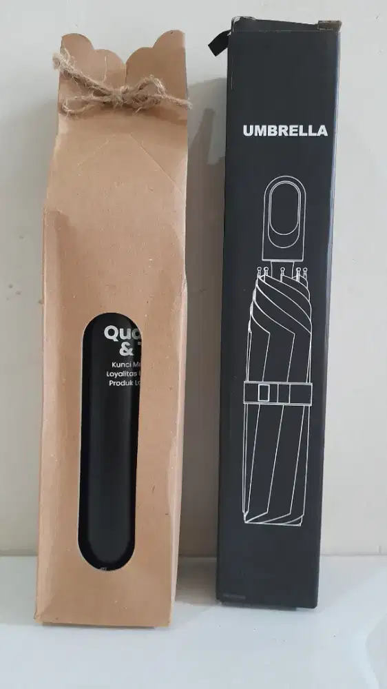 Tumbler baru + payung baru