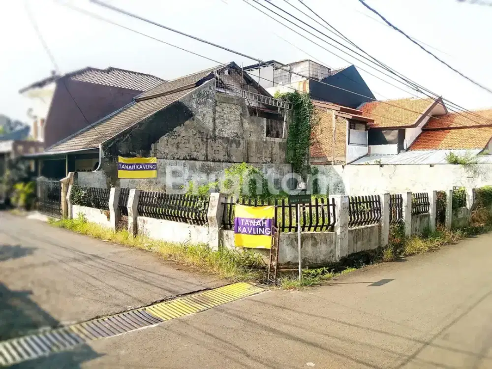 Tanah HGB Posisi Hook Lingkungan Nyaman & Asri di Pondok Bambu Dekat Pusat Kota