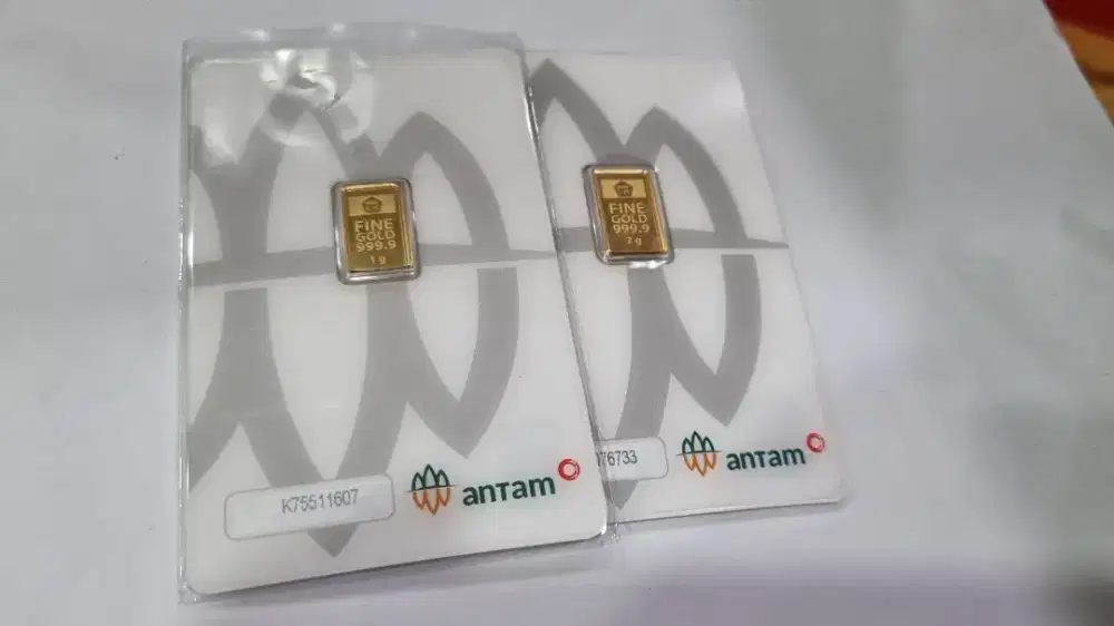 Logam Mulia Emas Antam 1 gram 2 gram