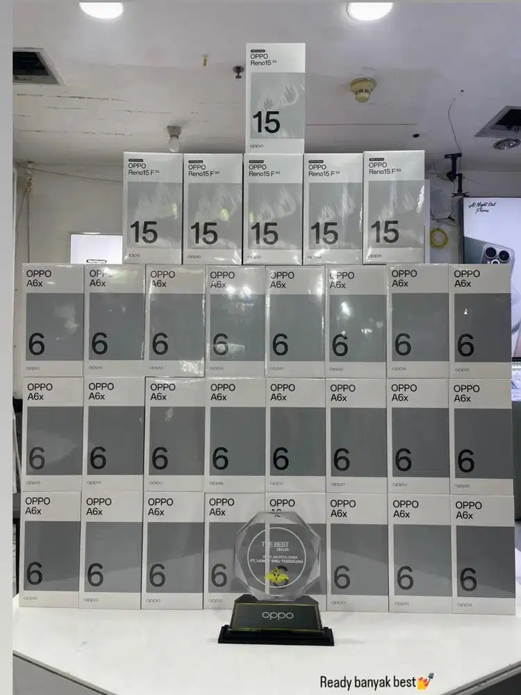 Ready OPPO A6x series, A6 series,Reno series