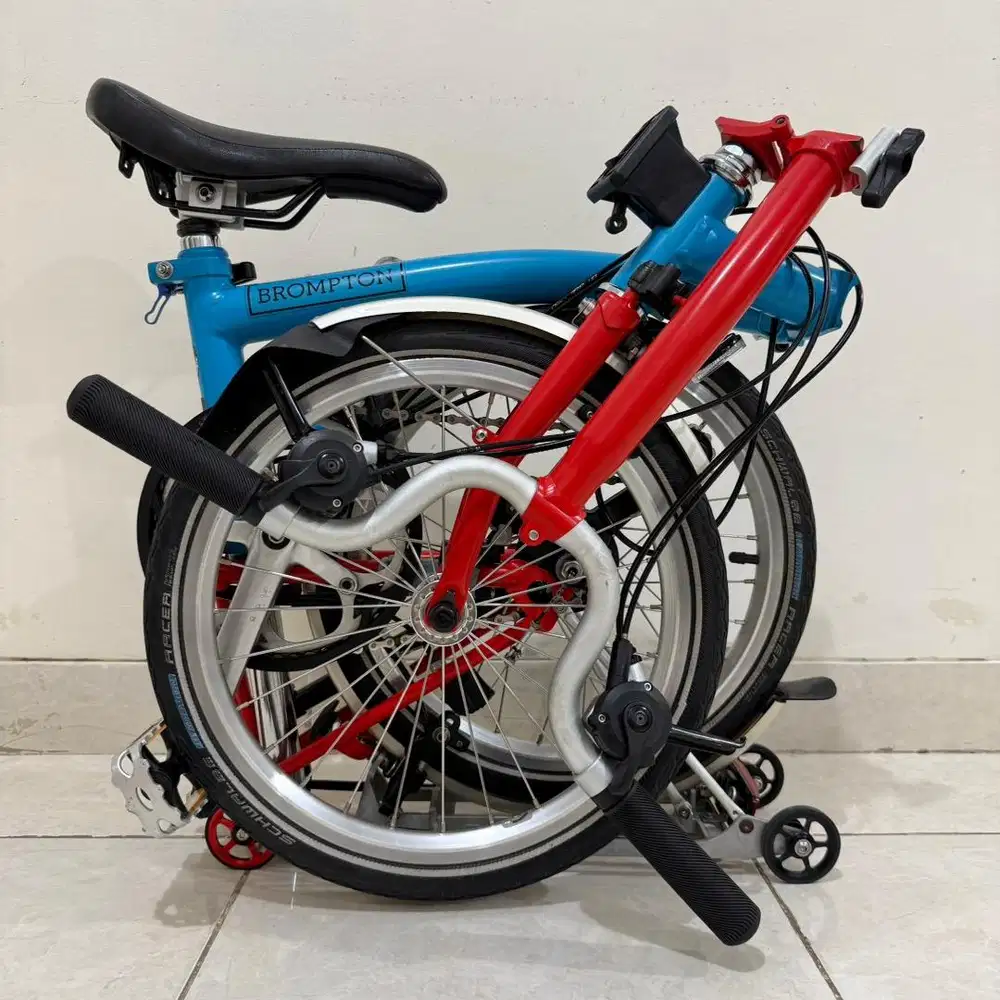 BROMPTON M6R LAGOON BLUE RED 2018 - ISTIMEWA