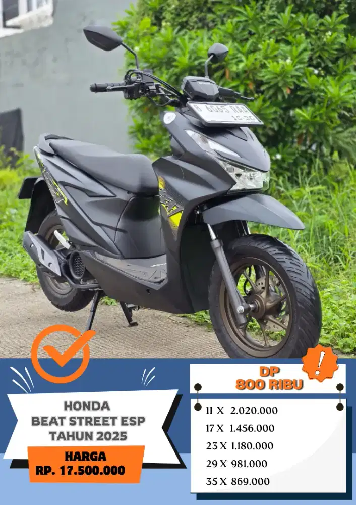 KM 4 Rb!! HONDA BEAT STREET ESP TAHUN 2025