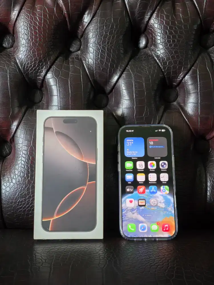 Iphone 16 Pro Max 256 GB Dessert Titanium Garansi Resmi Indonesia