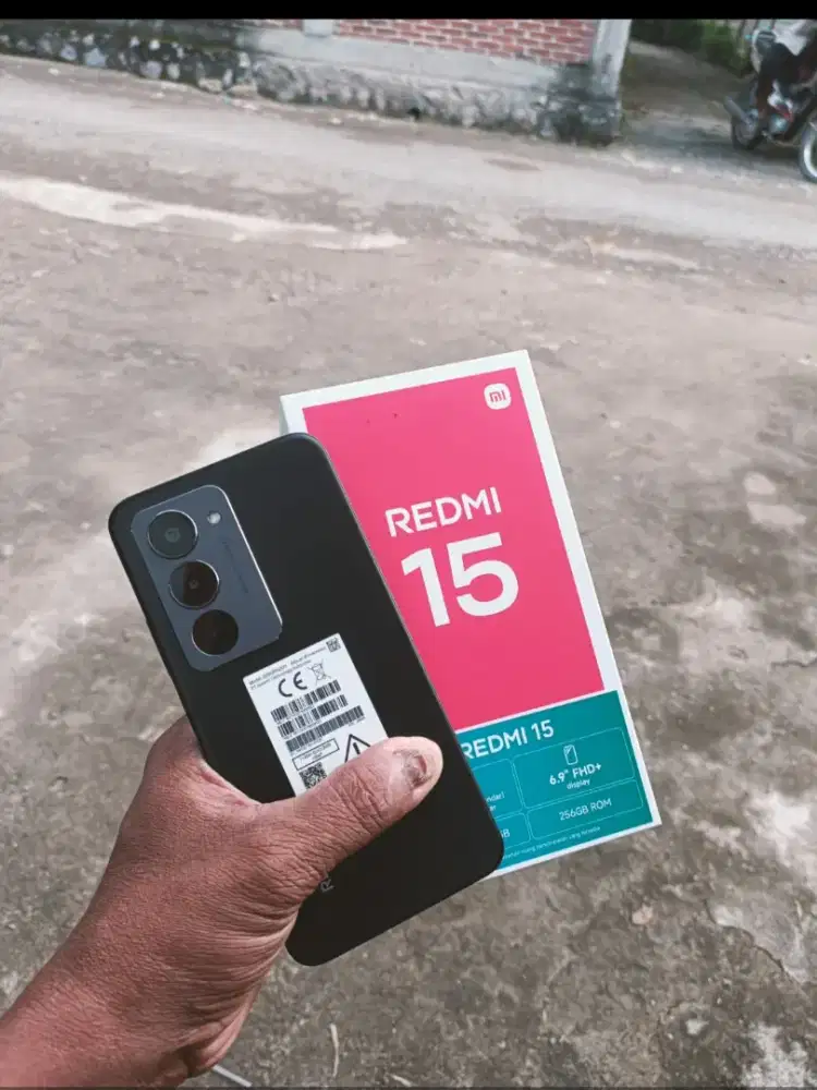 Redmi 15 8/256 pemakaian singkat baru 3 hrian super