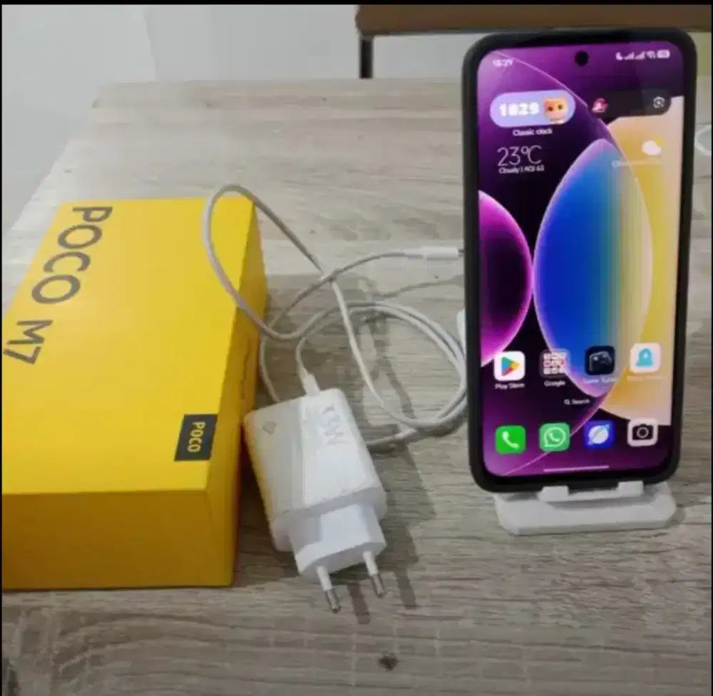 Poco M7 8/256 gb fullset garansi resmi ms lama normal mayan mulus