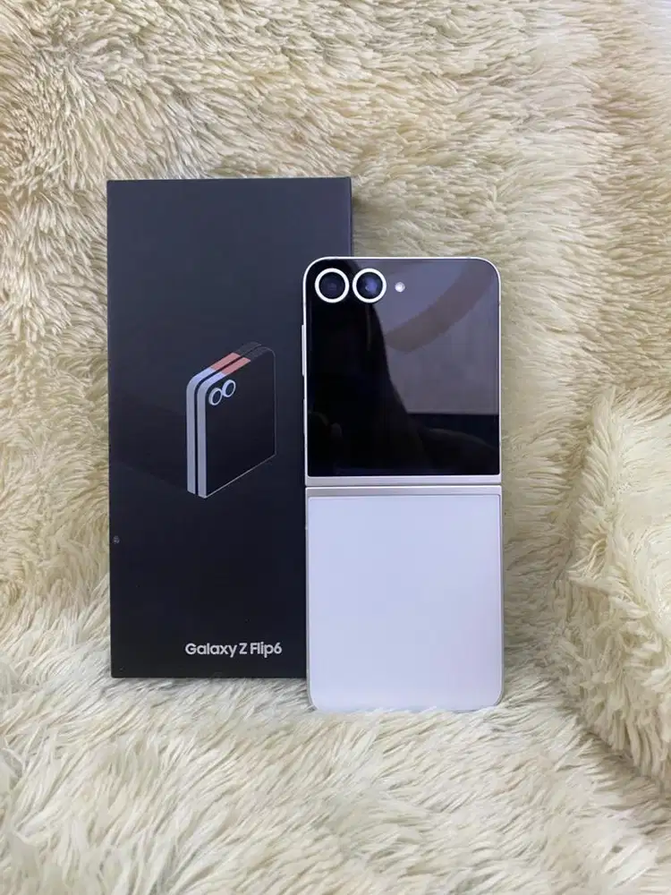 Samsung Zflip 6 ram 12/256 white fullset original #3Gcom